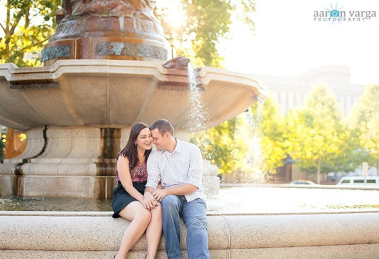 joceyln thumb(pp w768 h524) - Sneak Peek! Jocelyn + Shaun | Carnegie Library Fountain Engagement Photos