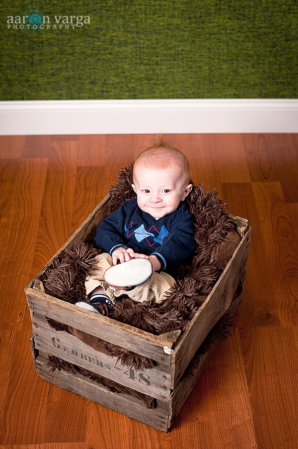 Santa Baby | 6 Month Baby Photographer | Pittsburgh Baby Photographer