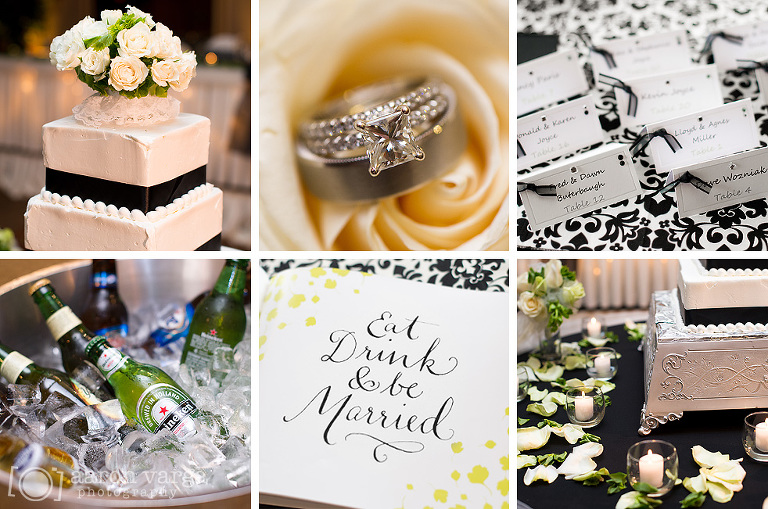 Black White Wedding Details copy(pp w768 h509) - Susan + Nathan | DoubleTree Hotel Meadowlands Wedding Photos
