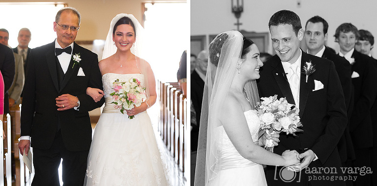 St. Ignatius Carnegie Wedding 01(pp w768 h379) - Jocelyn + Shaun | Pittsburgh Athletic Association Wedding Photos
