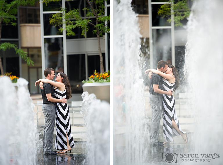 03 Downtown Pittsburgh Engagement(pp w768 h570) - Alisa + Tristan | Market Square Engagement Photos