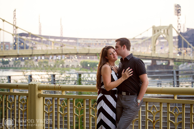 32 PNC Park Engagement(pp w768 h510) - Alisa + Tristan | Market Square Engagement Photos