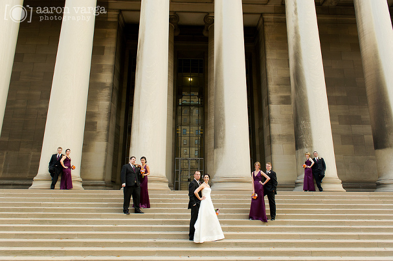 42 Mellon Institute Pillars Oakland Wedding(pp w768 h510) - Beth + Kyle | PNC Park Wedding Photos