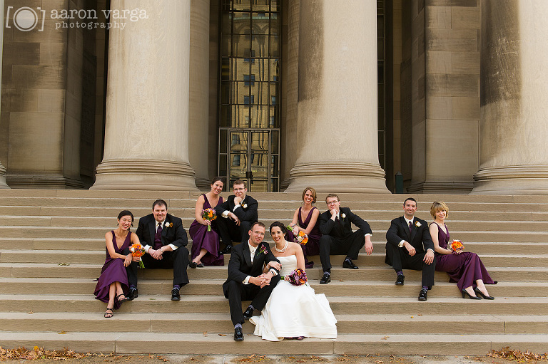 45 Mellon Institute Pillars Oakland Wedding(pp w768 h511) - Beth + Kyle | PNC Park Wedding Photos