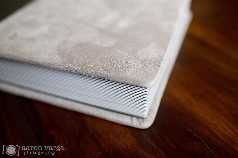 03 Silver Suede Wedding Album(pp w768 h510) - Silver Suede and Black Leather Flush Mount Album