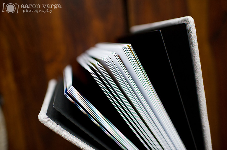 04 Gorgeous Flush Mount Wedding Album(pp w768 h510) - Silver Suede and Black Leather Flush Mount Album