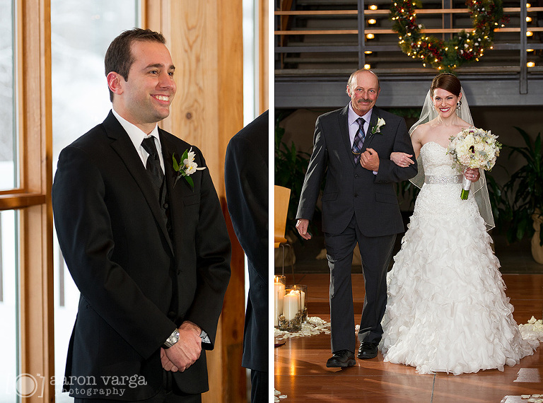 14 Winter Wedding Ceremony(pp w768 h570) - Jessica + Dave | Lodge at Welch Allyn Wedding Photos