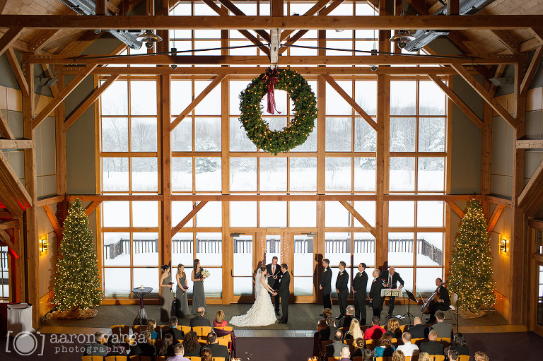 15 Winter Wedding Ceremony(pp w768 h511) - Jessica + Dave | Lodge at Welch Allyn Wedding Photos