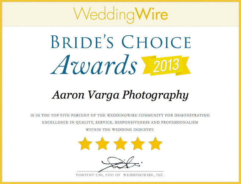 WeddingWire Brides Choice(pp w768 h588) - We Won! WeddingWire Bride's Choice Awards 2013