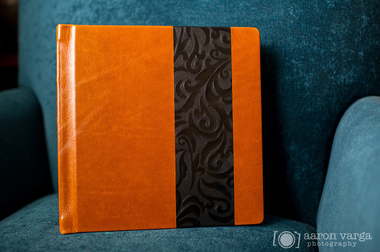 01 Finao One Wedding Album(pp w768 h510) - Orange and Black Flush Mount Wedding Album