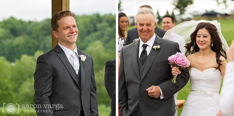 20 bride entrance ceremony(pp w768 h380) - Sam + Andy | Lingrow Farm Wedding Photos