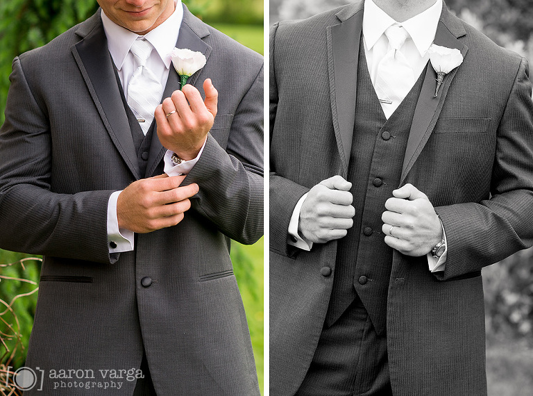 27 groom details(pp w768 h570) - Sam + Andy | Lingrow Farm Wedding Photos