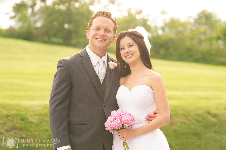 34 sunny golden hour wedding photo(pp w768 h510) - Sam + Andy | Lingrow Farm Wedding Photos