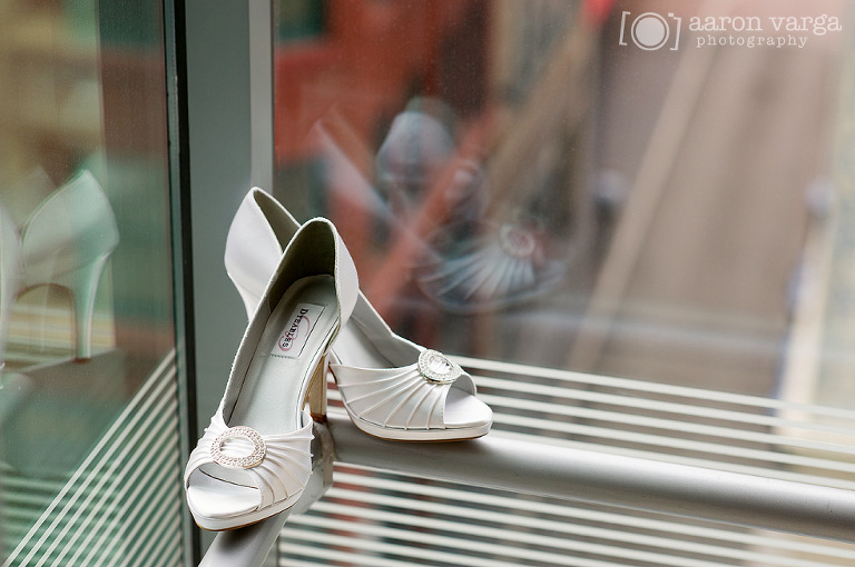 03 Wedding shoes city(pp w768 h510) - Molly + Dan | Fairmont Hotel Wedding Pittsburgh Photos