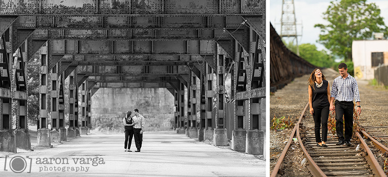06 Train tracks engagement photos(pp w768 h351) - Brittany + Brandon | Strip District Engagement Photos
