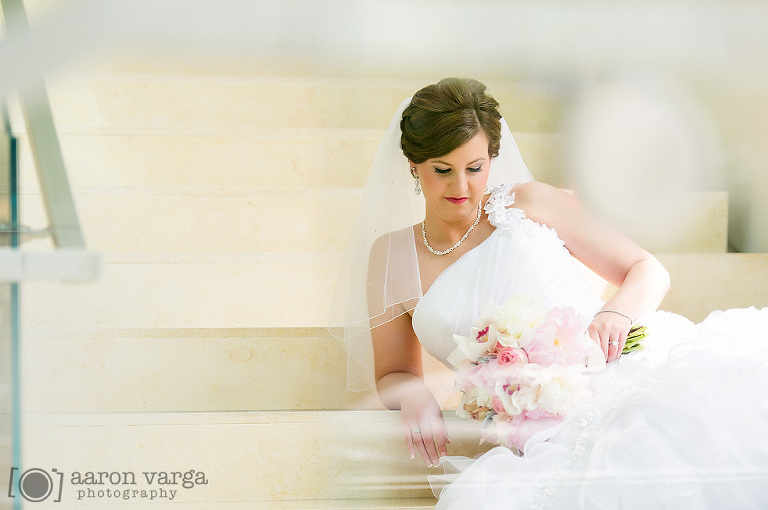 14 Bridal portrait in Fairmont Hotel(pp w768 h510) - Molly + Dan | Fairmont Hotel Wedding Pittsburgh Photos