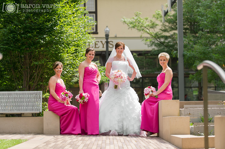 18 Bridesmaids at Fairmont Pittsburgh hotel(pp w768 h510) - Molly + Dan | Fairmont Hotel Wedding Pittsburgh Photos