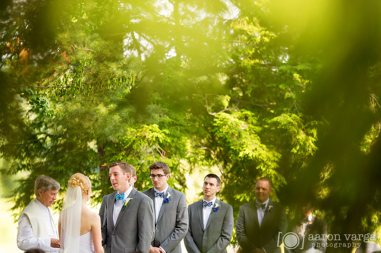 20 Evening wedding ceremony outside(pp w768 h511) - Alexis + Jon | Montour Heights Country Club Wedding Photos