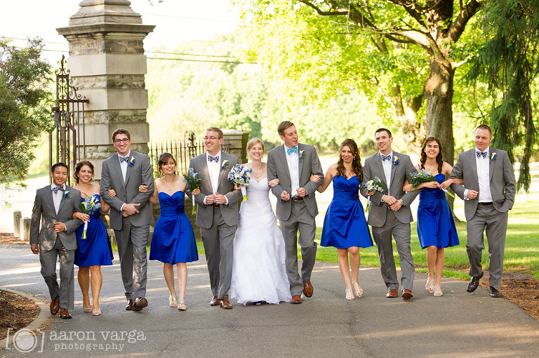 23 Bridal party at a golf course(pp w768 h510) - Alexis + Jon | Montour Heights Country Club Wedding Photos