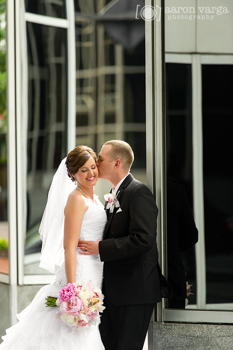 25 Bride groom PPG Plaza(pp w480 h721) - Molly + Dan | Fairmont Hotel Wedding Pittsburgh Photos