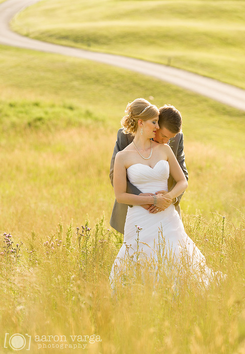 26 Bride groom in wheat field on a golf course(pp w480 h693) - Alexis + Jon | Montour Heights Country Club Wedding Photos