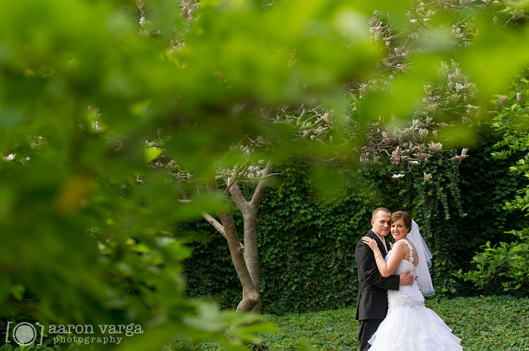 31 Wedding photo downtown Pittsburgh magnolia trees(pp w768 h510) - Molly + Dan | Fairmont Hotel Wedding Pittsburgh Photos