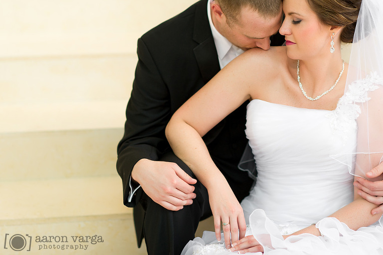 35 Photo on stairs of Fairmont Hotel pittsburgh(pp w768 h511) - Molly + Dan | Fairmont Hotel Wedding Pittsburgh Photos