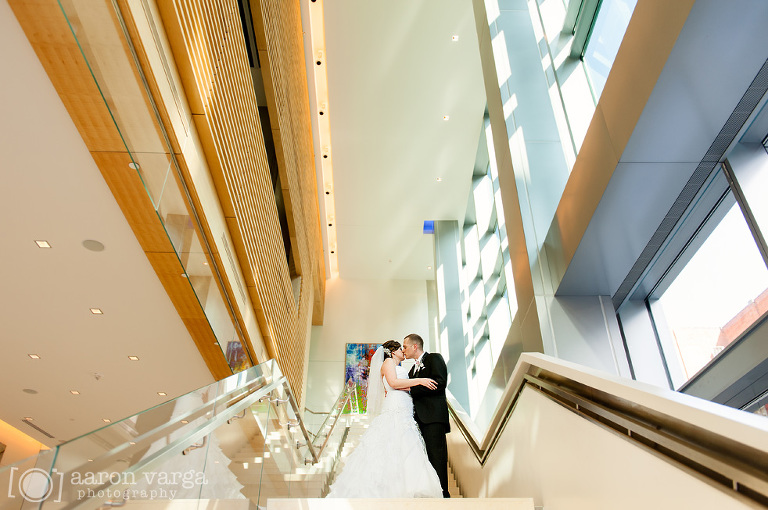 36 Staircase photo bride groom Fairmont Hotel(pp w768 h510) - Molly + Dan | Fairmont Hotel Wedding Pittsburgh Photos