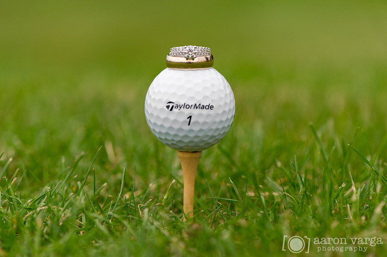 40 Golf ball wedding ring photo(pp w768 h510) - Alexis + Jon | Montour Heights Country Club Wedding Photos