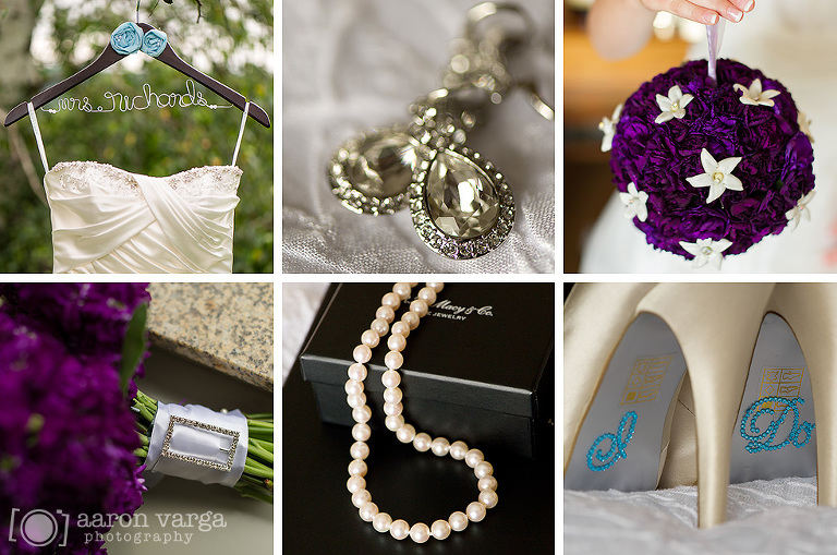 01 purple wedding details(pp w768 h509) - Julie + Brian | Chestnut Ridge Golf Resort Wedding Photos