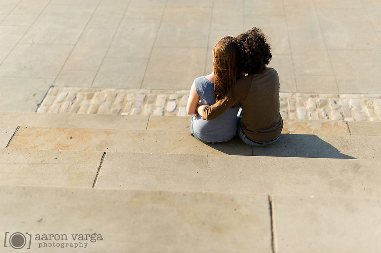 02 Point State Park steps(pp w768 h510) - Jamie + Jon | Point State Park Engagement Photos