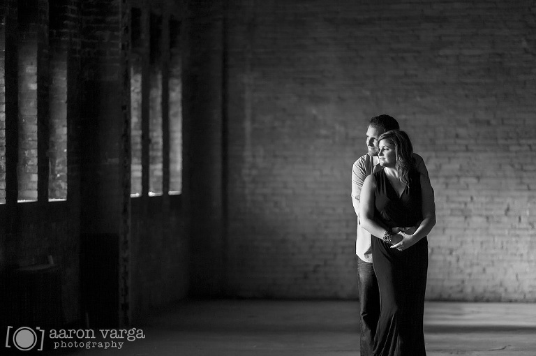 03 dramatic lighting engagement(pp w768 h510) - Kristina + Andy | Industrial Engagement Photos