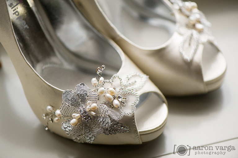 03 ivory wedding shoes(pp w768 h510) - Julie + Brian | Chestnut Ridge Golf Resort Wedding Photos