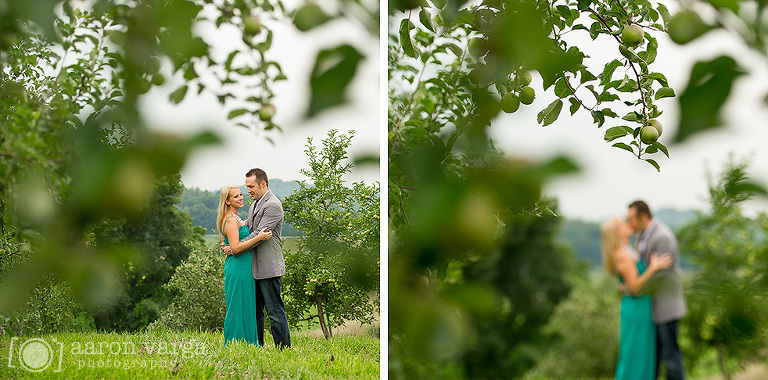 08 orchard couple photo(pp w768 h380) - Shannon + Adam | Apple Orchard Engagement Photos