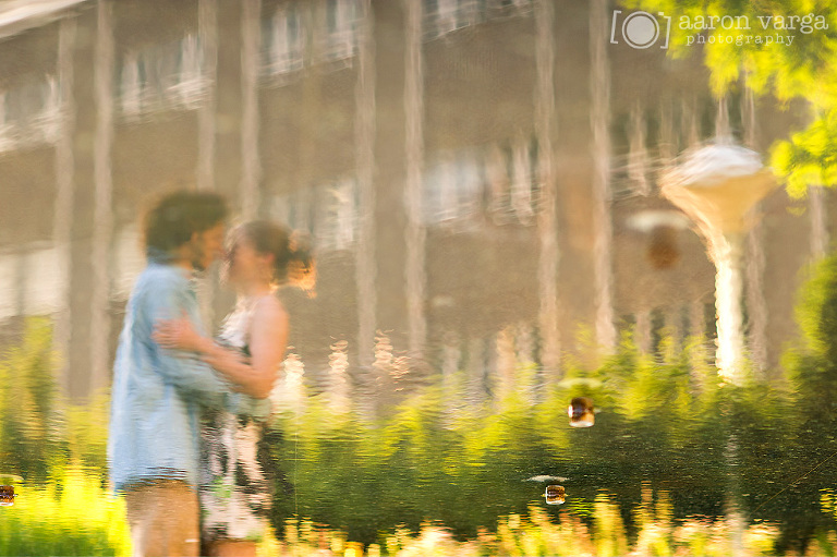 09 engagement photo reflection(pp w768 h511) - Jamie + Jon | Point State Park Engagement Photos