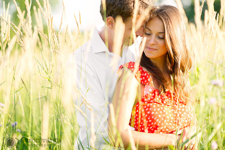 13 Summer field photo(pp w768 h510) - Alyse + James | Armstrong Farms Engagement Photos