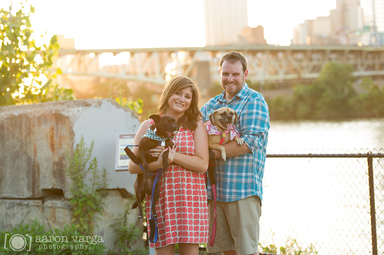 15 Engagement photos with dogs(pp w768 h510) - Kristina + Andy | Industrial Engagement Photos