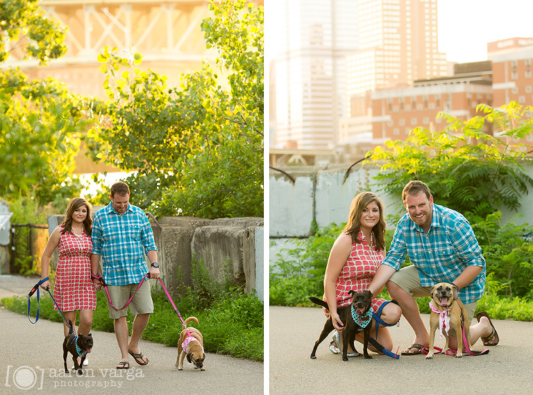 16 engagement photos with dogs Pittsburgh(pp w768 h570) - Kristina + Andy | Industrial Engagement Photos
