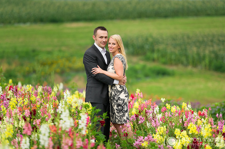 17 Pittsburgh flower fields(pp w768 h510) - Shannon + Adam | Apple Orchard Engagement Photos