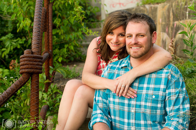 17 hugging couple(pp w768 h510) - Kristina + Andy | Industrial Engagement Photos