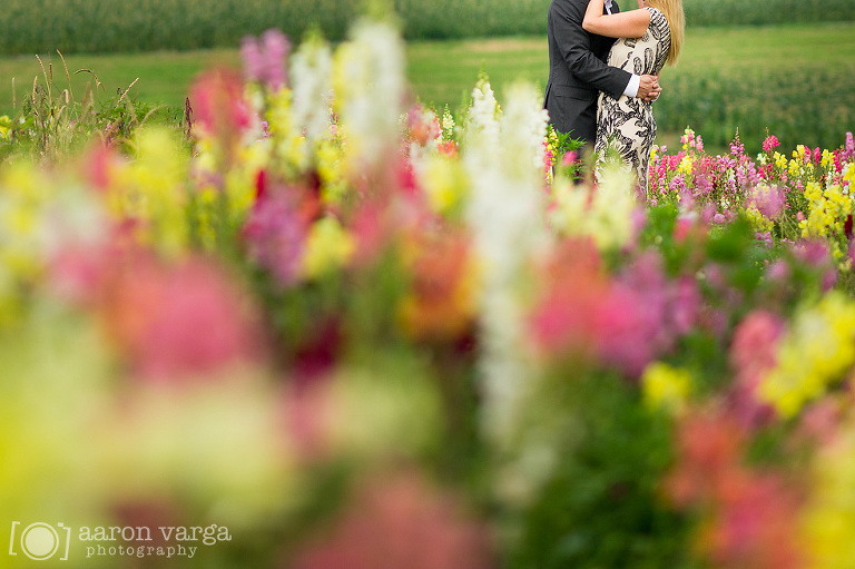 19 Engagement photos in flowers(pp w768 h511) - Shannon + Adam | Apple Orchard Engagement Photos