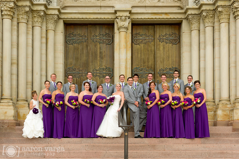 22 bridal party at st vincent(pp w768 h511) - Julie + Brian | Chestnut Ridge Golf Resort Wedding Photos