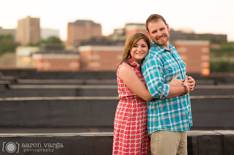 23 Pittsburgh southside rooftop(pp w768 h510) - Kristina + Andy | Industrial Engagement Photos