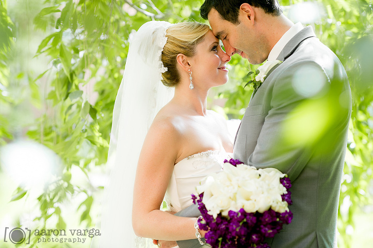 23 bride groom in trees(pp w768 h510) - Julie + Brian | Chestnut Ridge Golf Resort Wedding Photos