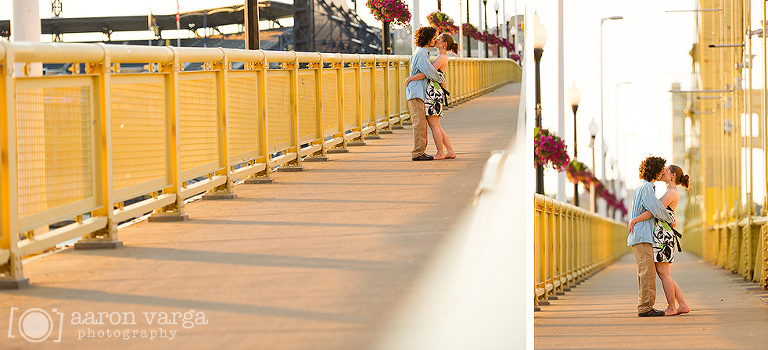 27 Clemente bridge(pp w768 h350) - Jamie + Jon | Point State Park Engagement Photos