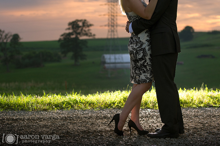 28 Backlighting engagement session sunset(pp w768 h510) - Shannon + Adam | Apple Orchard Engagement Photos