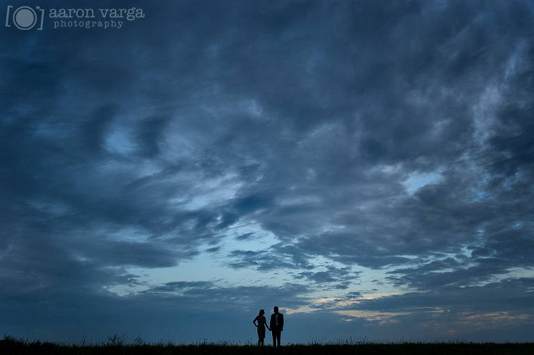 31 Engagement photo silhouette(pp w768 h510) - Shannon + Adam | Apple Orchard Engagement Photos