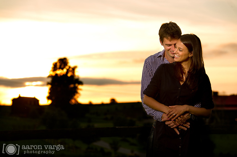 36 Sunset engagement photo off camera lighting(pp w768 h510) - Alyse + James | Armstrong Farms Engagement Photos