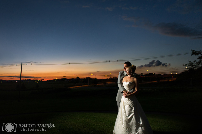 56 sunset photo at chestnut ridge golf resort(pp w768 h510) - Julie + Brian | Chestnut Ridge Golf Resort Wedding Photos