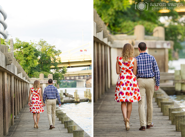 05 engagement photo on a dock(pp w768 h570) - Carolyn + Mark | North Side Engagement Photos